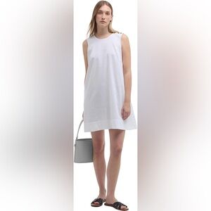 Barbour White Sleeveless Dress size 14